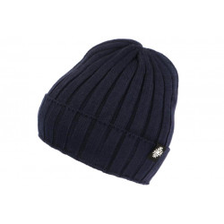 Bonnet Enfant Bleu Marine Double Polaire en Laine Floky de 7 a 12 ans Bonnet Enfant Léon montane