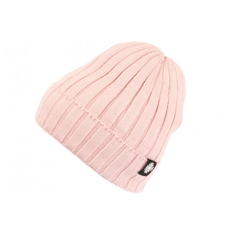 Bonnet Enfant Rose Doublure Polaire en Laine Floky de 7 a 12 ans Bonnet Enfant Léon montane