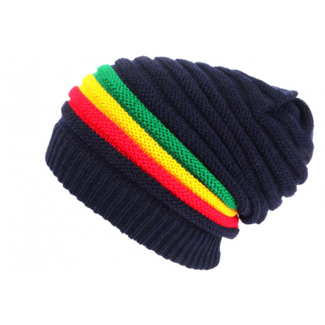 BASIC TAM : Bonnet Rasta, Couleur Unie Au Choix, Homme et Femme