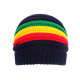 Bonnet Rasta Bleu Marine Look Jamaïque Fashion Wesh en Laine BONNETS Nyls Création