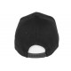 Casquette Baseball Noire Ecusson NY Cuir Marron Classe Major CASQUETTES Hip Hop Honour