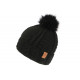 Bonnet Von Dutch Pompon Fourrure Noire Laine Idea BONNETS VON DUTCH