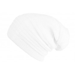 Bonnet Tube blanc Rasta en Laine Tendance et Classe Jaïca BONNETS Nyls Création