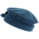 Bonnet Beret Femme Bleu Toque en Polaire Deperlante Qualite Chapeliere Nylia CHAPEAUX Léon montane