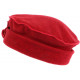 Bonnet Beret Femme Rouge Toque en Polaire Deperlante Qualite Chapeliere Nylia CHAPEAUX Léon montane