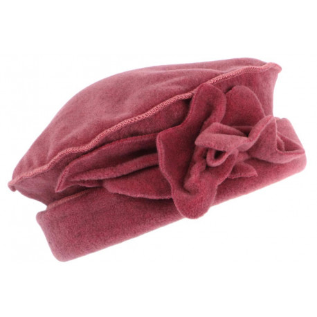 Bonnet Beret Femme Rose Toque en Polaire Deperlante Qualite Chapeliere Nylia CHAPEAUX Léon montane