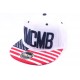 Snapback YMCMB Blanche avec drapeau USA ANCIENNES COLLECTIONS divers