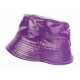 Chapeau Pluie Violet Doublure Polaire Nyls Création Maud CHAPEAUX Nyls Création