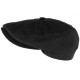 Casquette gavroche Coton Huile Noire Wax Creation Francaise CASQUETTES Léon montane