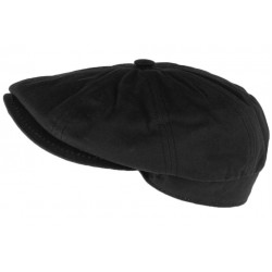 Casquette gavroche Coton Huile Noire Wax Creation Francaise CASQUETTES Léon montane