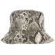 Chapeau Bob de Pluie Serpent Gris Style Original Vynum CHAPEAUX Nyls Création