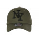 Casquette Enfant Verte et Noire NY Baseball Wazzy de 7 à 11 ans Casquette Enfant Hip Hop Honour