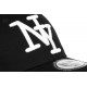 Casquette Enfant Noire et Blanche NY Baseball Wazzy de 7 à 11 ans Casquette Enfant Hip Hop Honour