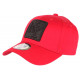 Casquette NY Rouge et Noire Ecusson Fashion Baseball Elkry ANCIENNES COLLECTIONS divers