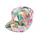 Snapback JBB couture Rose et imprimé vert ANCIENNES COLLECTIONS divers