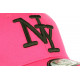 Casquette NY Rose et Noire Tendance Visiere Baseball Stazky CASQUETTES Hip Hop Honour