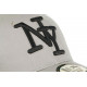 Casquette NY Grise et Noire Tendance Visiere Baseball Stazky CASQUETTES Hip Hop Honour