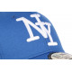 Casquette NY Bleu Roi et Blanche Tendance Visiere Baseball Stazky CASQUETTES Hip Hop Honour