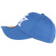 Casquette NY Bleu Roi et Blanche Tendance Visiere Baseball Stazky CASQUETTES Hip Hop Honour