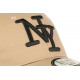 Casquette NY Marron Clair et Noire Tendance Visiere Baseball Stazky CASQUETTES Hip Hop Honour