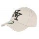 Casquette NY Gris Clair et Noire Fashion Visiere Baseball Stazky CASQUETTES Hip Hop Honour