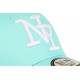 Casquette NY Bleu Aqua et Noire Fashion Visiere Baseball Stazky CASQUETTES Hip Hop Honour