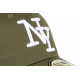 Casquette Enfant Verte et Blanche NY Baseball Wazzy de 7 à 11 ans Casquette Enfant Hip Hop Honour