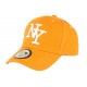 Casquette Enfant Jaune et Blanche NY Baseball Wazzy de 7 à 11 ans Casquette Enfant Hip Hop Honour