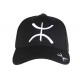 Casquette Berbere Noire et Blanche Yaz Amazigh CASQUETTES PAYS