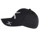 Casquette Berbere Noire et Blanche Yaz Amazigh CASQUETTES PAYS