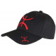 Casquette Berbere Rouge et Noire Yaz Amazigh CASQUETTES PAYS