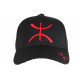 Casquette Berbere Rouge et Noire Yaz Amazigh CASQUETTES PAYS