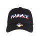 Casquette France Noire Coq Gaulois Tricolore Bleu Blanc Rouge CASQUETTES PAYS