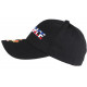 Casquette France Noire Coq Gaulois Tricolore Bleu Blanc Rouge CASQUETTES PAYS