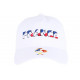 Casquette France Blanche Coq Gaulois Tricolore Bleu Blanc Rouge CASQUETTES PAYS