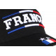 Casquette France Noire Deux Etoiles Drapeau Tricolore Bleu Blanc Rouge ANCIENNES COLLECTIONS divers