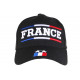 Casquette France Noire Deux Etoiles Drapeau Tricolore Bleu Blanc Rouge ANCIENNES COLLECTIONS divers