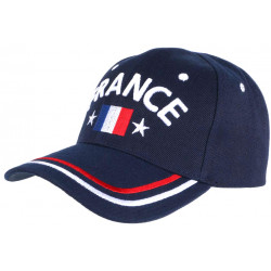 Casquette Deux Etoiles France Bleue Marine Drapeau Tricolore ANCIENNES COLLECTIONS divers