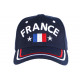 Casquette Deux Etoiles France Bleue Marine Drapeau Tricolore ANCIENNES COLLECTIONS divers