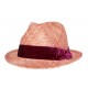 Chapeau de paille Berwick naturel Rosé ANCIENNES COLLECTIONS divers