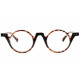 Lunettes de Lecture Rondes Vintage Marron Ecailles Letta Lunettes Loupes New Time