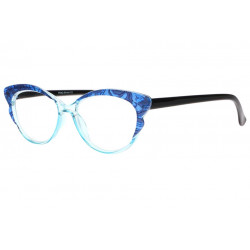 Lunettes de lecture Papillon Bleues et Noires Femme Tendance Buty Lunettes Loupes New Time