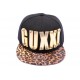 Casquette Snapback JBB Couture GUXXI Noire Léopard ANCIENNES COLLECTIONS divers