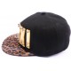 Casquette Snapback JBB Couture GUXXI Noire Léopard ANCIENNES COLLECTIONS divers