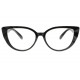 Grosses Lunettes de lecture Papillon Noires Femme Classe Zyly Lunettes Loupes New Time