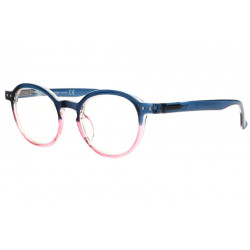 Lunettes de Lecture Rondes Roses et Bleues Fantaisies et Confort Kuty Lunettes Loupes New Time