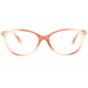 Fines Lunettes de lecture Marron Transparent Papillon Femme Chics Selly Lunettes Loupes New Time