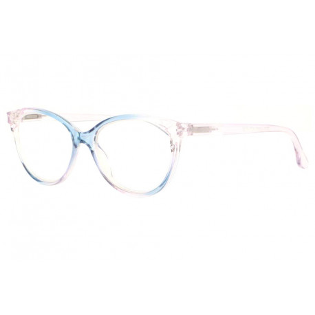 Fines Lunettes Loupe Bleu Transparent Papillon Femme Chics Selly Lunettes Loupes New Time