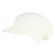 Bonnet Casquette Rasta Blanc Cassé en Laine Beige fashion Kift BONNETS Nyls Création