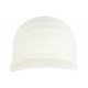 Bonnet Casquette Rasta Blanc Cassé en Laine Beige fashion Kift BONNETS Nyls Création